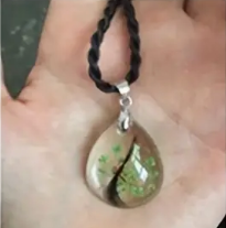 Resin Pendant - Water Drop (2)