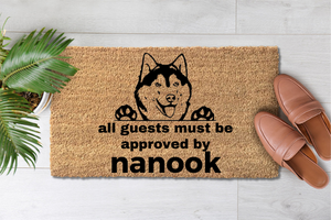 All Guests Must Be Approved By Husky [Personalised] [HR] (1)