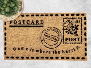 Postcard Home is where the heart is (1)